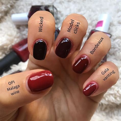 essie bordeaux vs wicked